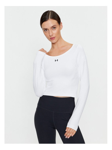 Under Armour Тениска от техническо трико Ua Train Seamless Ls 1379150 Бял Fitted Fit