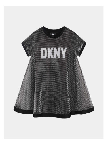 DKNY Ежедневна рокля D32890 D Сив Regular Fit