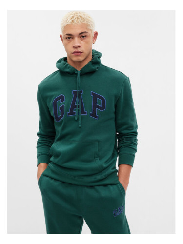 Gap Суитшърт 796457-01 Зелен Regular Fit