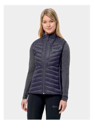 Jack Wolfskin Жилетка за костюм Routeburn Pro Ins Vest 1207202 Сив Slim Fit