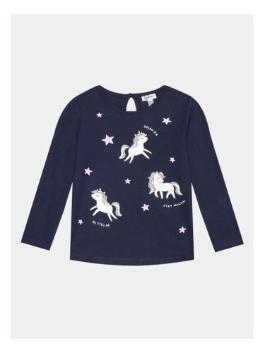 OVS Блуза 1817538 Тъмносин Regular Fit