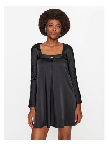 Babylon Коктейлна рокля T_E00774 Черен Regular Fit