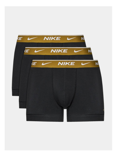 Nike Комплект 3 чифта боксерки 0000KE1008 Черен