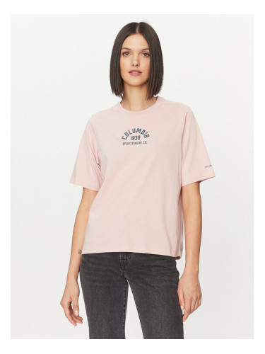 Columbia Тениска от техническо трико North Cascades™ Relaxed Tee Червен Regular Fit