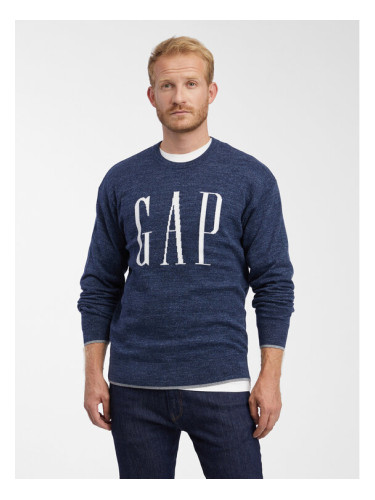 Gap Пуловер 724378-00 Тъмносин Regular Fit