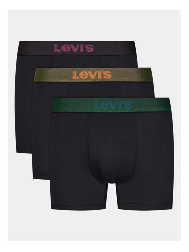 Levi's® Комплект 3 чифта боксерки 701224662 Черен
