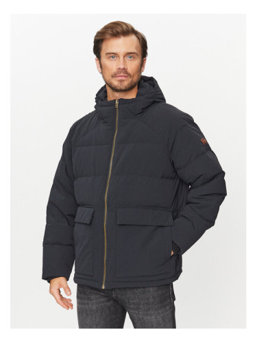 Wrangler Пухено яке 112341014 Черен Oversize