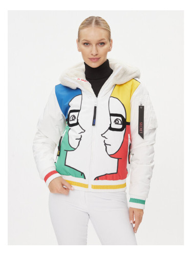 Rossignol Скиорско яке Space RLMWJ51 Бял Regular Fit