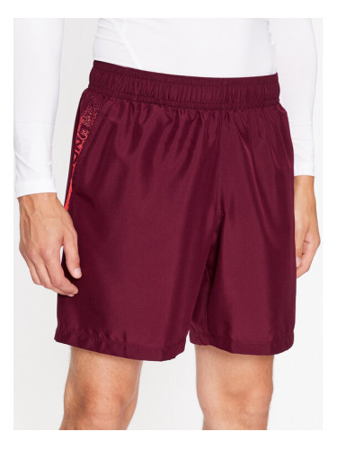 Under Armour Спортни шорти Ua Woven Graphic Shorts 1370388 Бордо Loose Fit