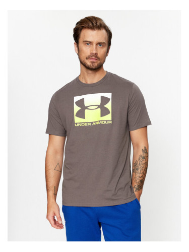 Under Armour Тишърт Ua Boxed Sportstyle Ss 1329581 Сив Loose Fit