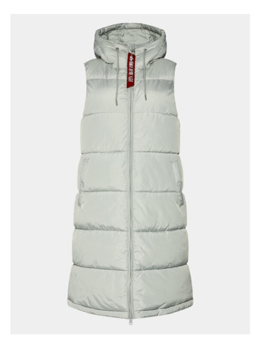 Alpha Industries Жилетка за костюм Long Puffer Vest 108002 Сив Regular Fit