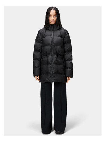 Rains Зимно яке 15160 Черен Relaxed Fit