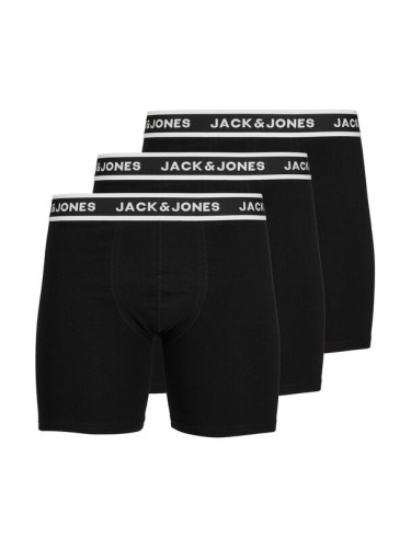 Jack&Jones Комплект 3 чифта боксерки 12229576 Черен