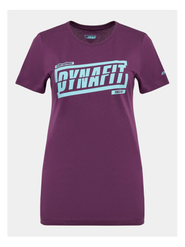 Dynafit Тениска от техническо трико Graphic Co W S/S Tee 70999 Виолетов Regular Fit