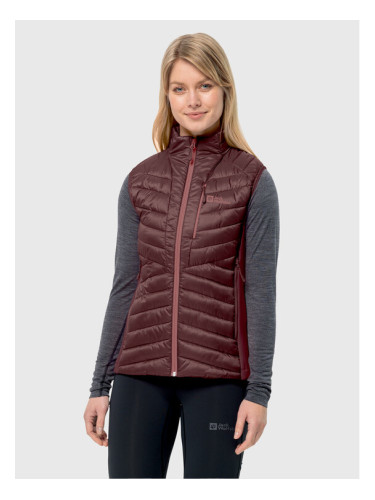 Jack Wolfskin Жилетка за костюм Routeburn Pro Ins Vest 1207202 Бордо Slim Fit