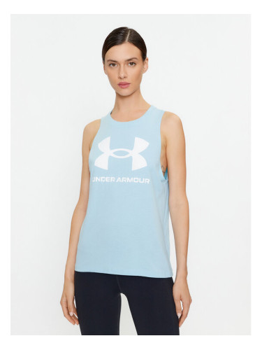 Under Armour топ Ua W Live Sportstyle Tank 1356297 Син Loose Fit