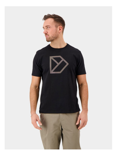 Didriksons Тишърт D-Logo Usx T-Shirt 505096 Черен Regular Fit