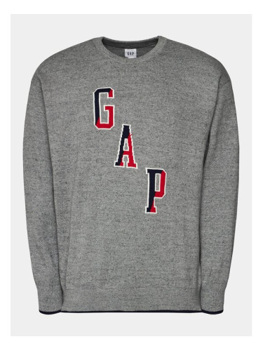 Gap Пуловер 724378-01 Сив Regular Fit