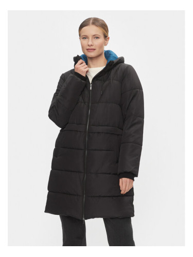 Vila Зимно палто 14084969 Черен Regular Fit