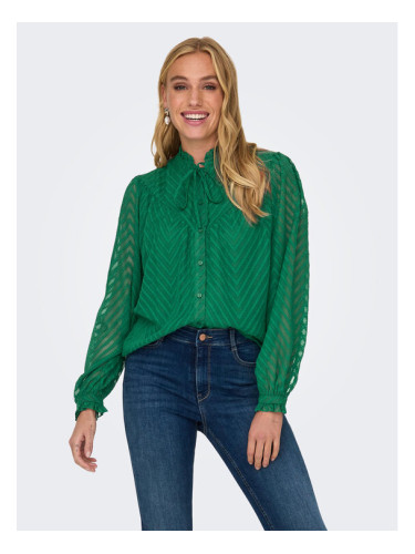 JDY Риза Gretha 15306183 Зелен Regular Fit