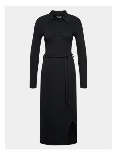 Brave Soul Ежедневна рокля LDRJ-149GURIBLK Черен Regular Fit