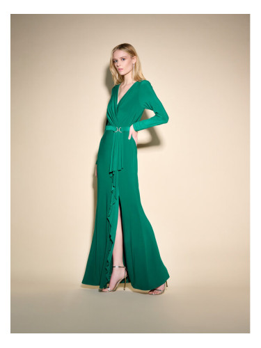 Joseph Ribkoff Официална рокля 233788 Зелен Regular Fit