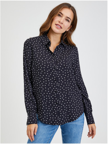 Black women's polka dot shirt ORSAY