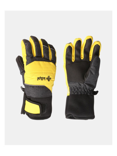 Children's finger ski gloves Kilpi SKIMI-J Yellow