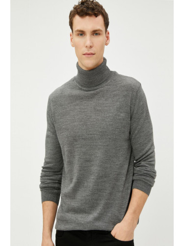 Koton Acrylic Knitwear Sweater Turtleneck