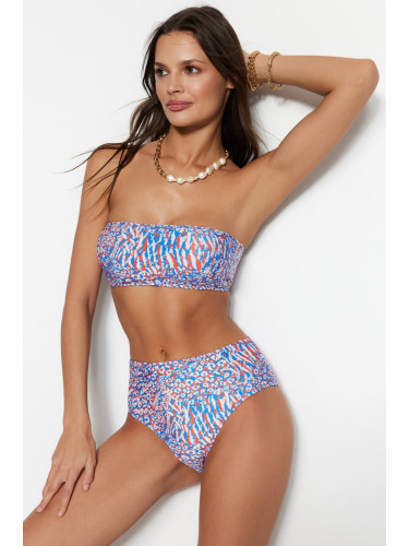 Бикини комплект Trendyol TBESS22BT0018/Blue-Multicolor