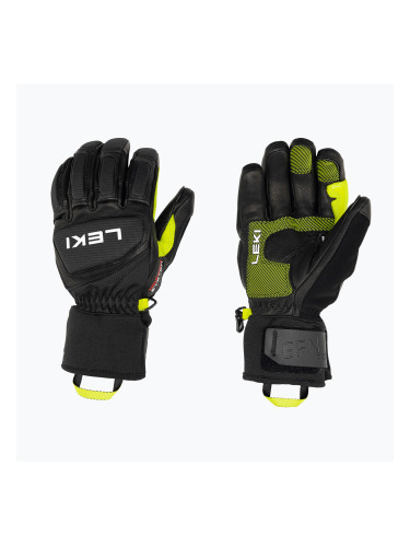 Мъжка ски ръкавица LEKI Griffin Pro 3D black/neon