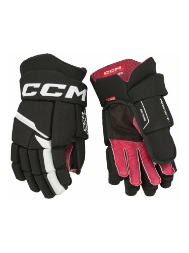 CCM Next 23 8'' Black/White Ръкавици за хокей