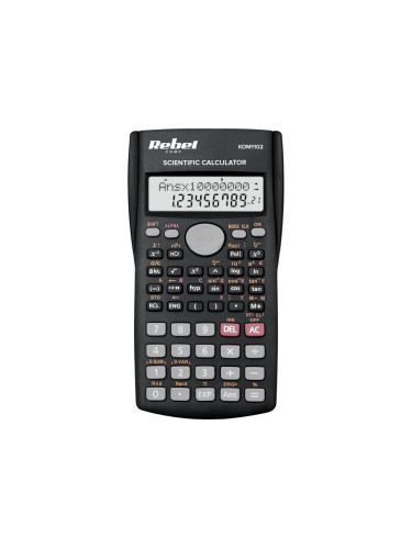 Научен калкулатор, 12+9 знака, батерия 2xLR44, SC-200, Rebel