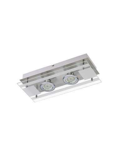 Briloner 3552-022 - LED Лампа за таван PURISTA 2xLED/5W/230V