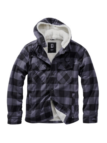 Мъжко яке в десен на сиво каре Brandit Lumber 