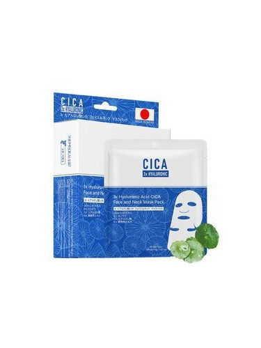 CICA 3x Hyaluronic Acid Стягаща и хидратираща маска за лице и шия