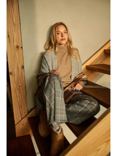 Marisse Beige Turtleneck Sweater