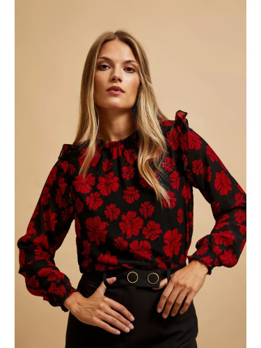 Marisse Floral Pattern Shirt
