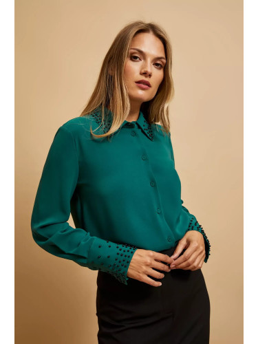 Marisse A Shirt Decorated With Beads