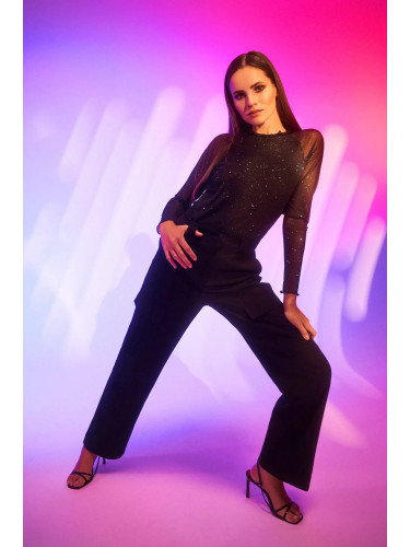 Marisse Blouse With Transparent Sleeves