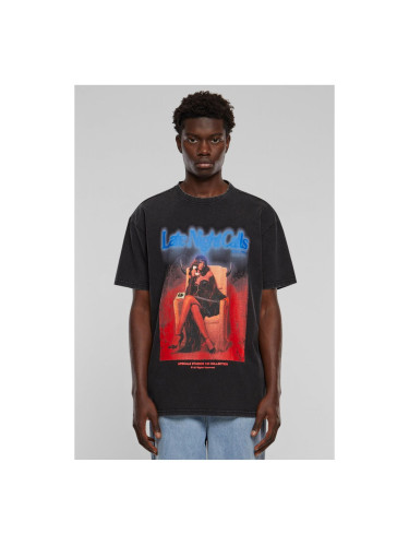 Men's T-shirt Late Night Calls Acid Heavy Oversize - black