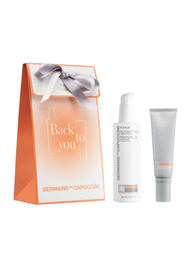 Комплект Успокояваща и хидратираща грижа за чувствителна кожа Germaine De Capuccini B-Calm Set (Moisturising Cream Light + Micellar Water Gel)