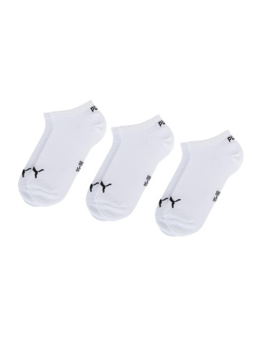 Комплект 3 чифта къси чорапи унисекс Puma 261080001 Бял