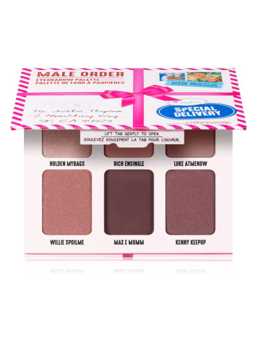 theBalm Male Order® Special Delivery палитра сенки за очи 13,2 гр.