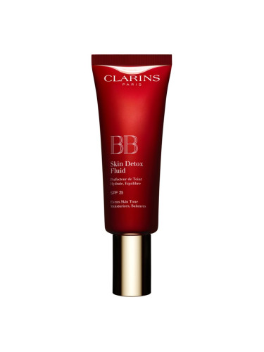 Clarins BB Skin Detox Fluid хидратиращ BB крем SPF 25 цвят 02 - Medium 45 мл.