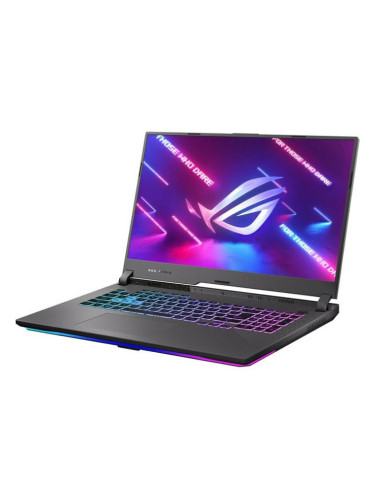 Лаптоп Asus ROG Strix G17 G713RS-LL008W (90NR0BA4-M000A0)(сив), осемядрен AMD Ryzen 9 6900HX 3.3/4.9GHz, 17.3" (43.94 cm) WQHD IPS Anti-Glare Display & GF RTX 3080 8GB, (HDMI), 32GB DDR4, 1TB SSD, 2x USB Type-C, Windows 11 Home