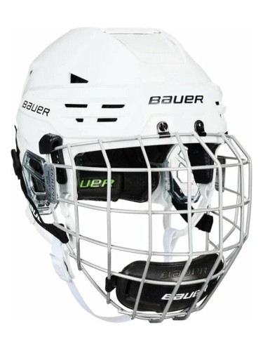 Bauer RE-AKT 85 Helmet Combo SR Бял M Хокейна каска