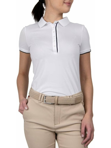 Kjus Womens Sia Polo S/S White 42 Риза за поло
