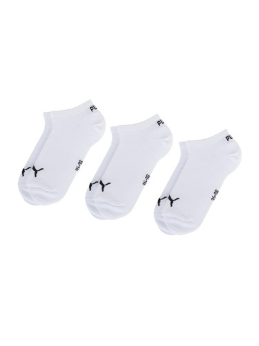 Puma Комплект 3 чифта къси чорапи унисекс 261080001 Бял