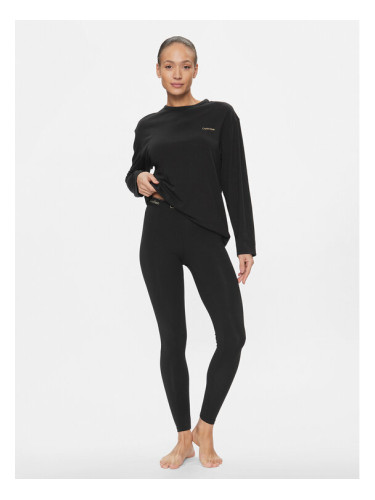 Calvin Klein Underwear Пижама 000QS7046E Черен Regular Fit